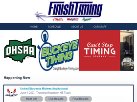 'finishtiming.com' screenshot