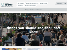 'finland.fi' screenshot
