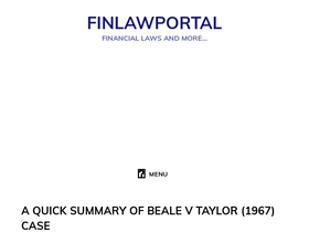 'finlawportal.com' screenshot