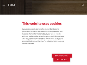 'finsa.com' screenshot