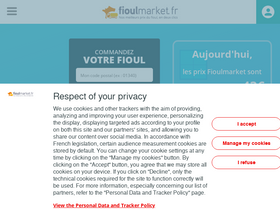 'fioulmarket.fr' screenshot
