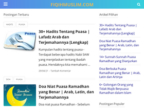 'fiqihmuslim.com' screenshot