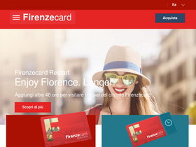 'firenzecard.it' screenshot