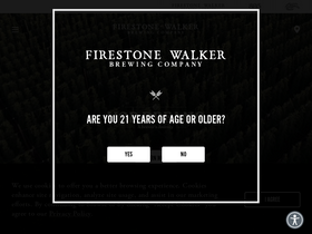 'firestonebeer.com' screenshot