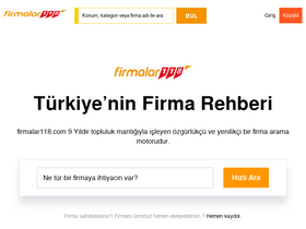 'firmalar118.com' screenshot