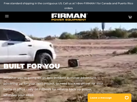 'firmanpowerequipment.com' screenshot