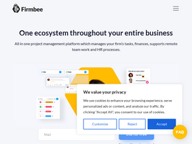 'firmbee.com' screenshot