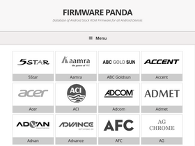 'firmwarepanda.com' screenshot