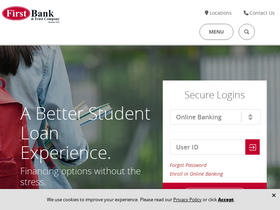 'firstbank.com' screenshot