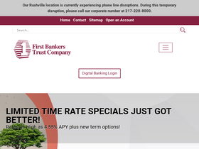 'firstbankers.com' screenshot