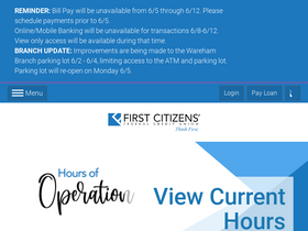 'firstcitizens.org' screenshot