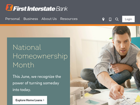 'firstinterstatebank.com' screenshot