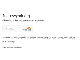 'firstnewyork.org' screenshot