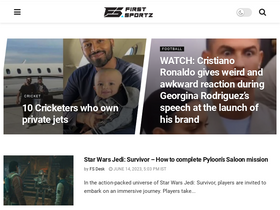 'firstsportz.com' screenshot