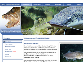 'fischlexikon.eu' screenshot