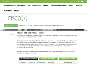 'fisco7.it' screenshot
