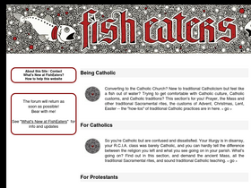 'fisheaters.com' screenshot