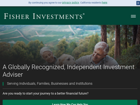 'fisherinvestments.com' screenshot