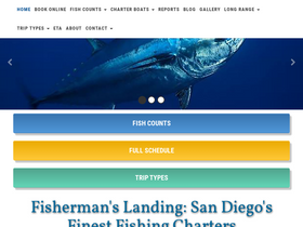 'fishermanslanding.com' screenshot