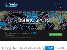 'fishingstatus.com' screenshot