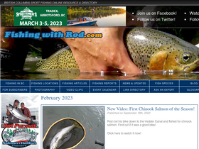 'fishingwithrod.com' screenshot