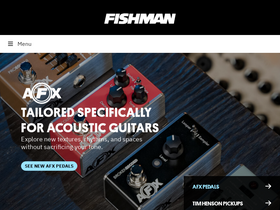 'fishman.com' screenshot