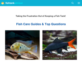 'fishtankadvisor.com' screenshot