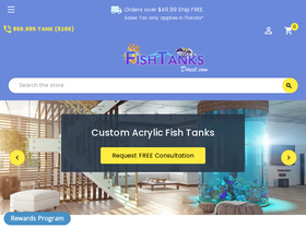'fishtanksdirect.com' screenshot