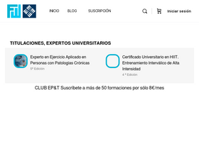 'fisiologiadelejercicio.com' screenshot