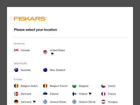 'fiskars.com' screenshot
