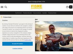 'fiskejournalen.se' screenshot