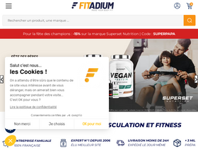 'fitadium.com' screenshot