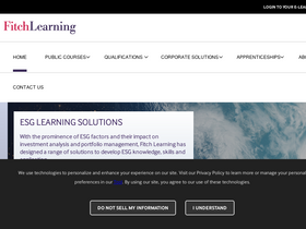'fitchlearning.com' screenshot
