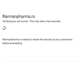 'fitermanpharma.ro' screenshot