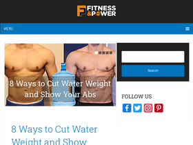 'fitnessandpower.com' screenshot