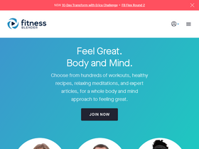 'fitnessblender.com' screenshot