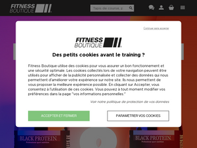 'fitnessboutique.fr' screenshot