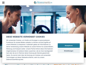 'fitnessmarkt.de' screenshot