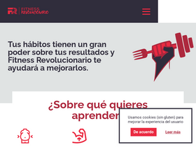 'fitnessrevolucionario.com' screenshot