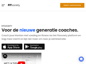 'fitsociety.nl' screenshot