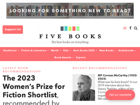 'fivebooks.com' screenshot