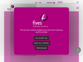 'fivesgroup.com' screenshot