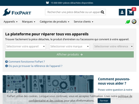 'fixpart.fr' screenshot