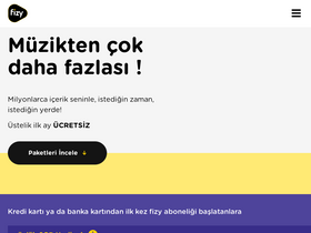 'fizy.com' screenshot