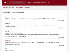 'fjalorthi.com' screenshot