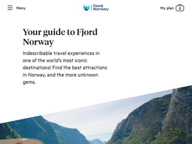 'fjordnorway.com' screenshot