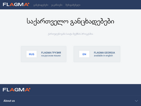 'flagma-ge.com' screenshot