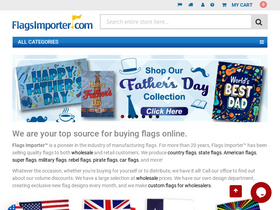 'flagsimporter.com' screenshot