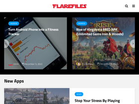 'flarefiles.com' screenshot