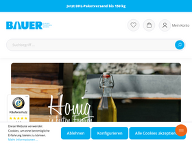 'flaschenbauer.de' screenshot
